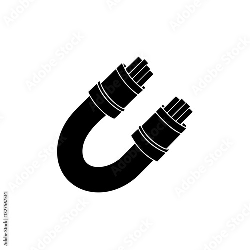 creative details underground cable icon vector illustration 