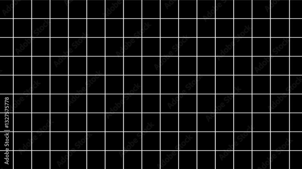 Horizontal moving grid lines background animation loop with alpha matte. 4K motion video for editing, tech visuals, or digital projects.