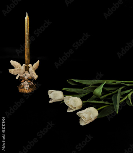 White Tulip Bouquet