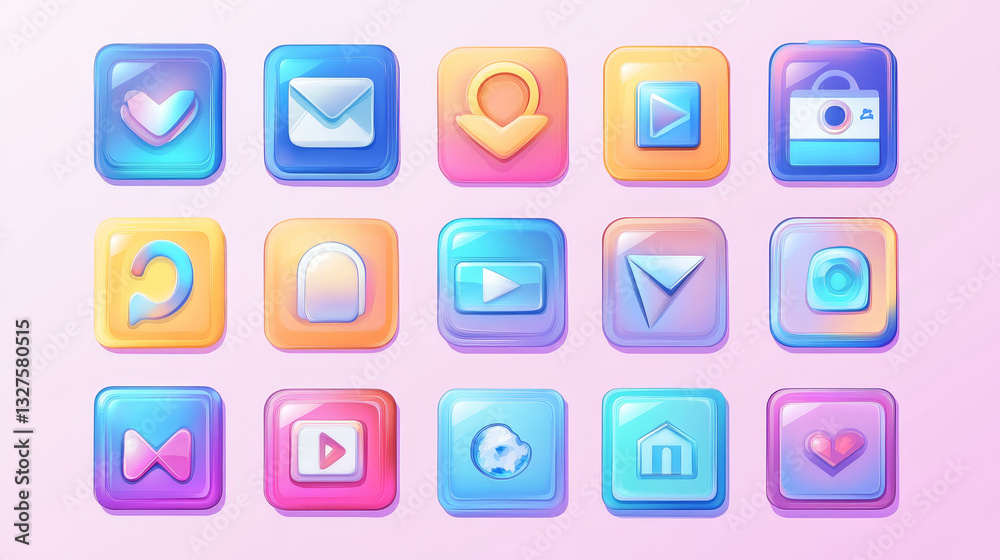 Hot news icons flat style colorful set websites mobile and print media newspaper communication concept internet information vector illustration. Hot news icons flat style colorful set websites mobile and print media newspaper communication concept internet information vector illustration.