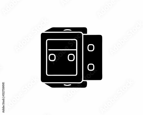 creative details electric switch icon vector illustration 