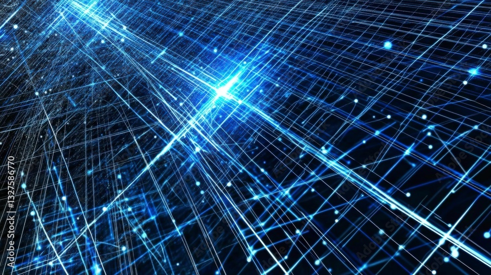 Intricate Network Design: A Futuristic Digital Landscape Intricate Network Design: A Futuristic Digital Landscape