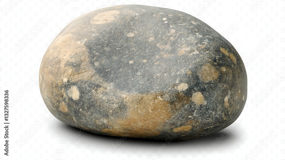 Isolated stone on white background for natural themes Isolated stone on white background for natural themes