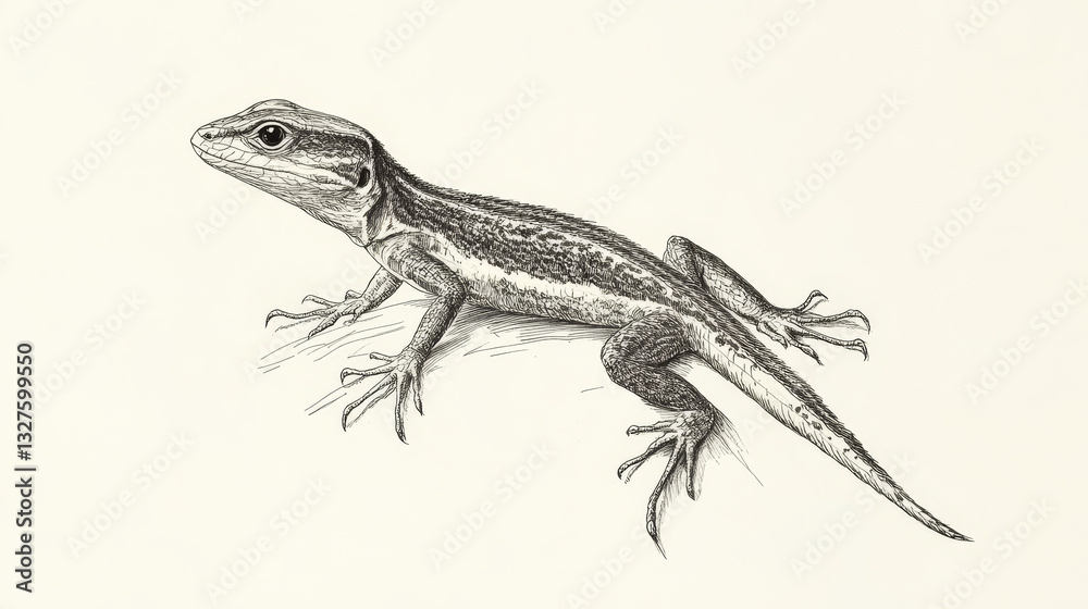 Naklejka premium Different kind of lizard reptile isolated vector illustration.