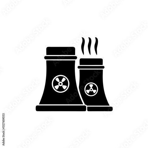 creative details nuclear reactor icon vector illustration 
