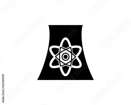 creative details nuclear reactor icon vector illustration 