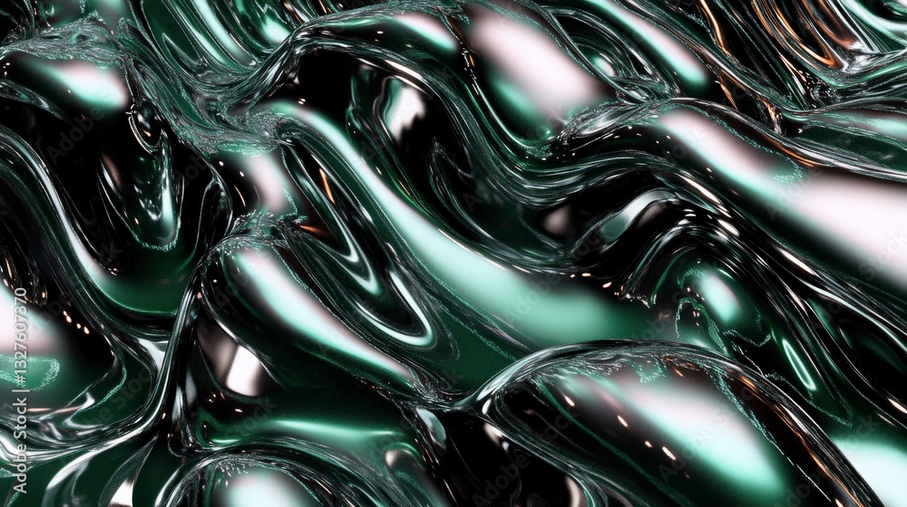 Stunning Abstract Liquid Metal Design: A Visual Symphony of Flowing Forms Stunning Abstract Liquid Metal Design: A Visual Symphony of Flowing Forms