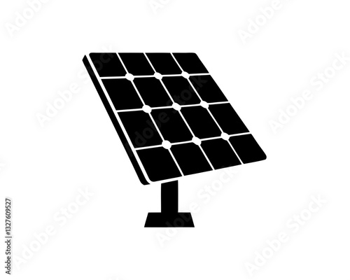 creative details solar panel icon vector illustration 