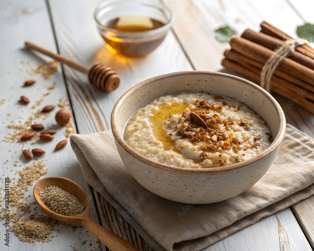 Morning Rye Porridge with Spices and Seeds Morning Rye Porridge with Spices and Seeds
