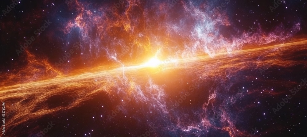 An enchanting vista of dreamy clouds, glowing with vibrant orange and pink colors, forms a magical sunset scene, as faint stars start to twinkle in the distance An enchanting vista of dreamy clouds, glowing with vibrant orange and pink colors, forms a magical sunset scene, as faint stars start to twinkle in the distance