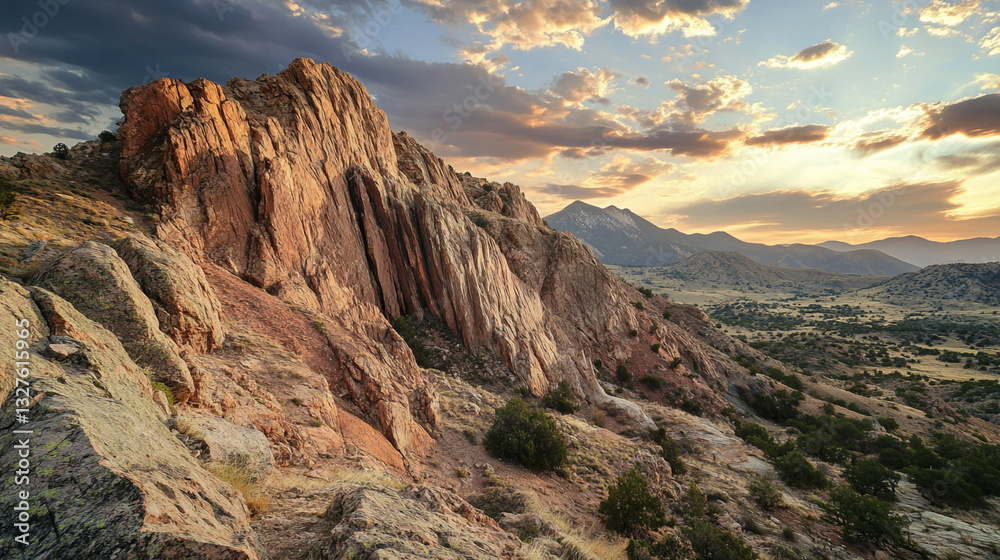 Fototapeta premium sunrise in the mountains