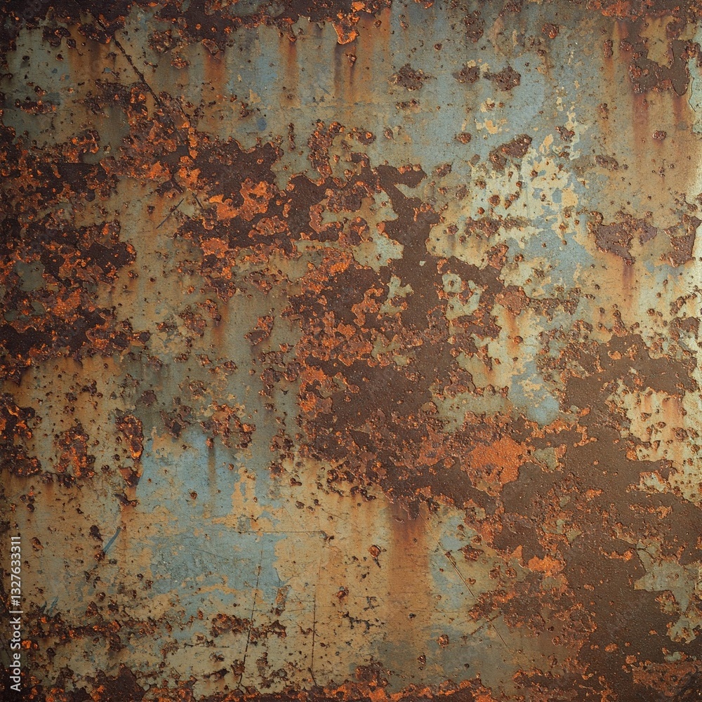 Metallic grunge texture with rust stains and faded details Metallic grunge texture with rust stains and faded details