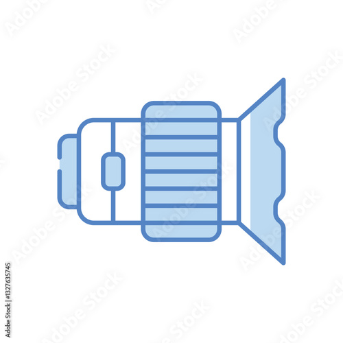 Lenses  Vector icon