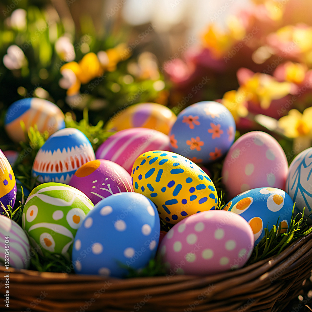 A representative image of Easter Day, featuring a vibrant and festive composition
A representative image of Easter Day, featuring a vibrant and festive composition