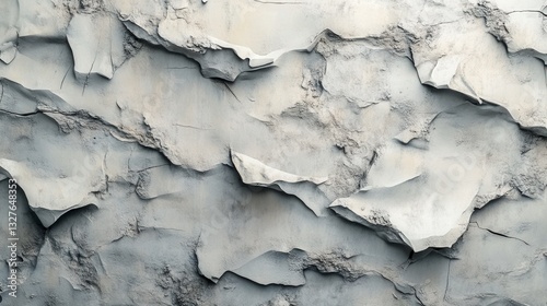 A Striking Abstract Gray Stone Texture, Showcasing Intricate Surface Details and Patterns