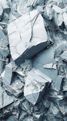 Stunning Gray Rock Texture, Detailed Close-up View of a Stone Surface