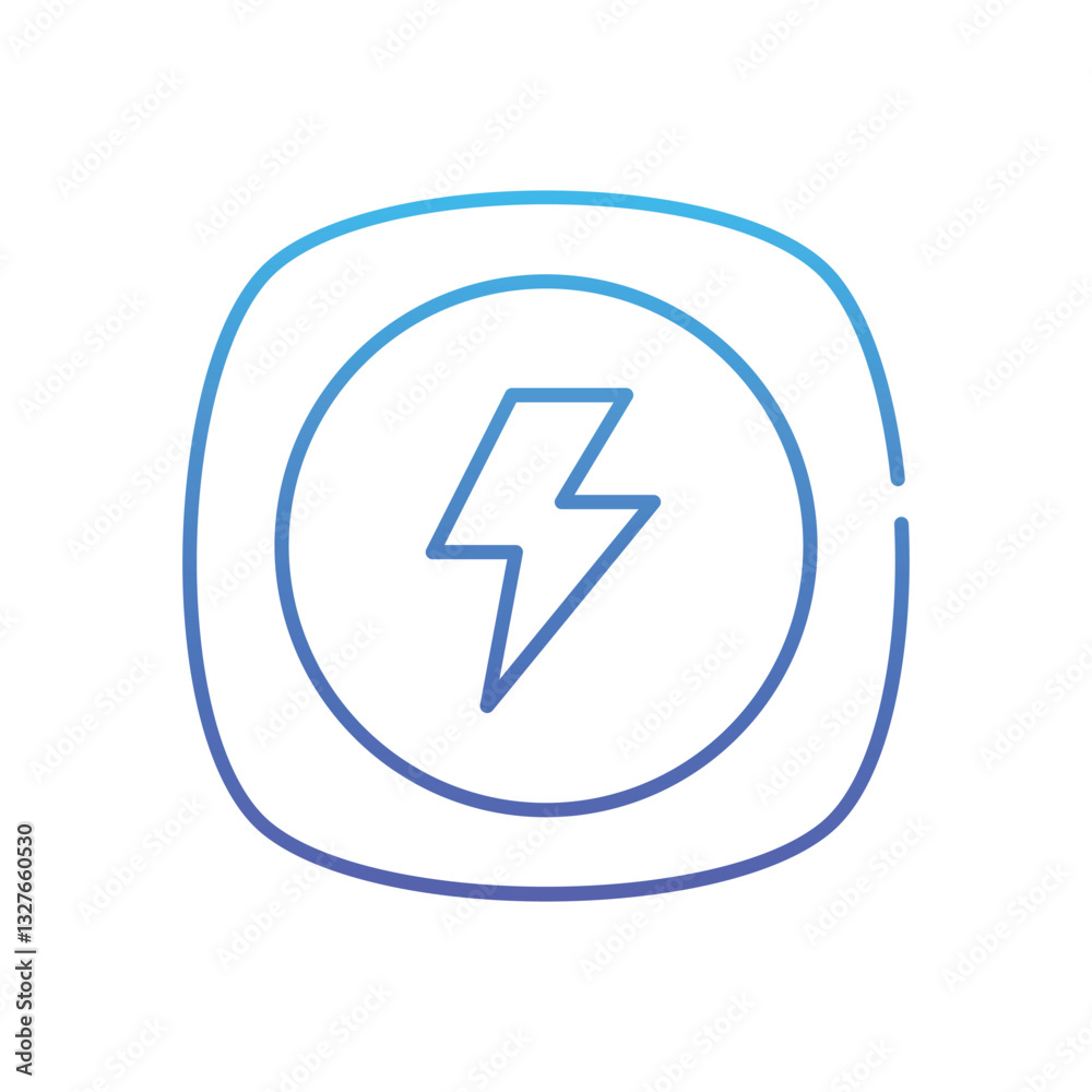 Flash Vector icon Flash Vector icon