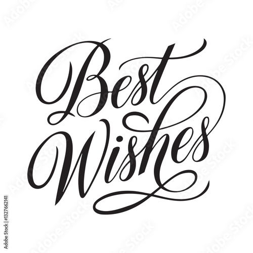 Best Wishes typography
