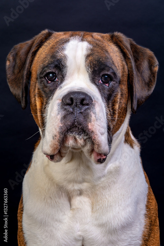 male boxer dog