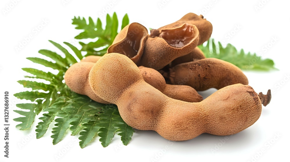Fototapeta premium Tamarind fruit isolated on white background