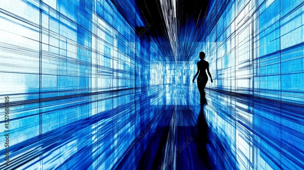 Abstract Architectural Design: A Digital Urban Corridor Abstract Architectural Design: A Digital Urban Corridor