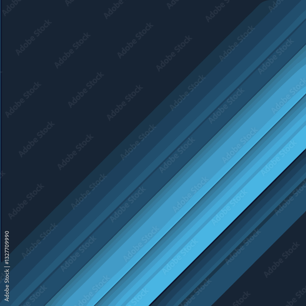 Abstract geometric poster with gradient lines in navy and blue, modern design Abstract geometric poster with gradient lines in navy and blue, modern design