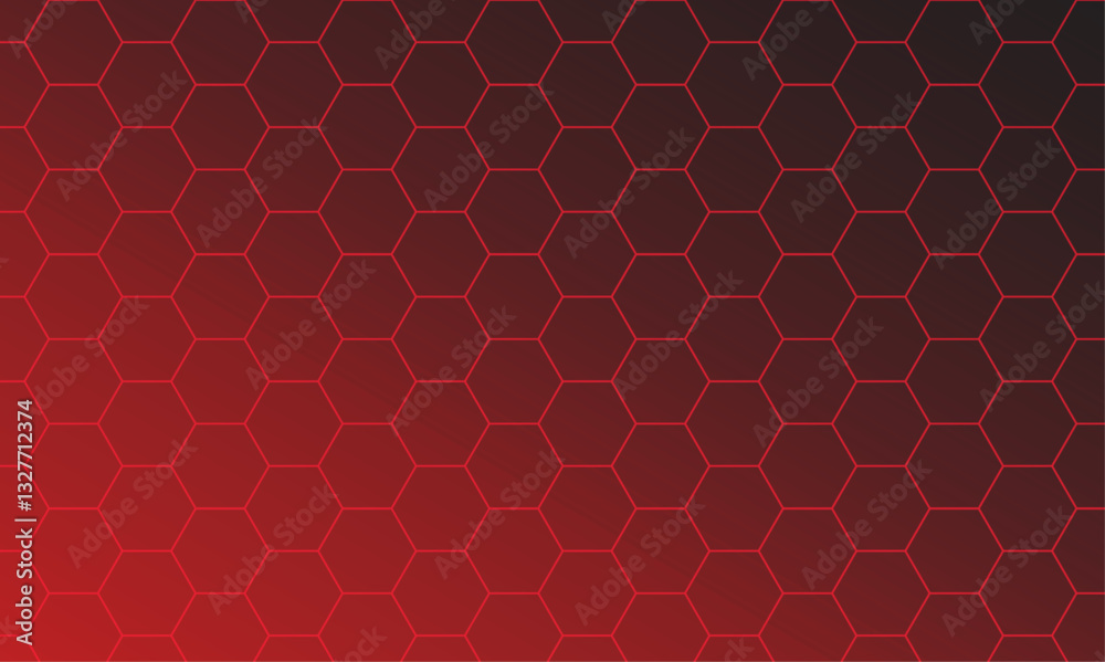 seamless pattern with red hexagons vector assets, honeycomb red pattern background seamless pattern with red hexagons vector assets, honeycomb red pattern background