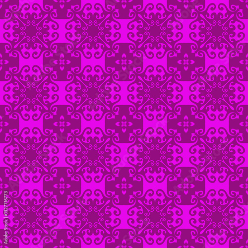 Repeating two tone quilt pattern, seamless repeat pattern tile