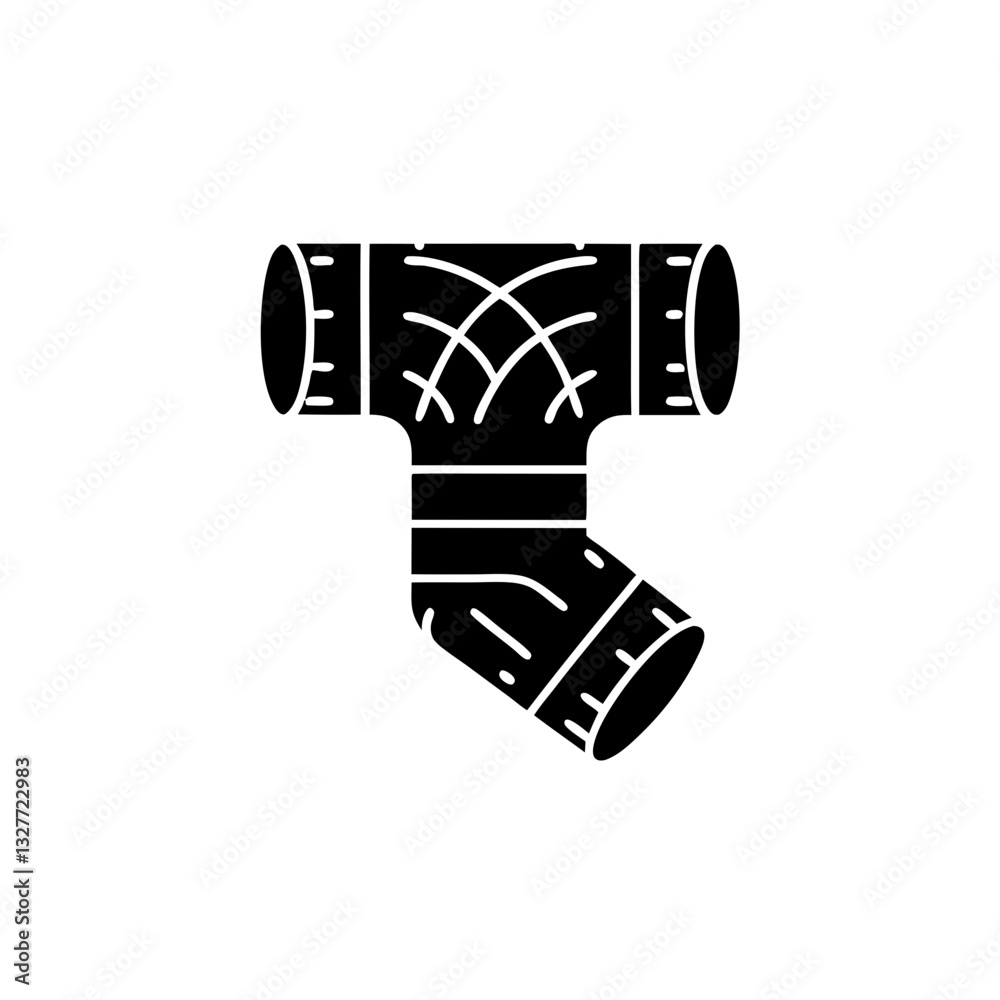creative details electrical conduit icon vector illustration creative details electrical conduit icon vector illustration