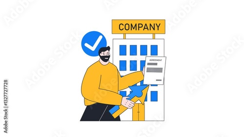 Agreement acquisition and takeover company. business acquisition and takeover. buying shares or assets from another company