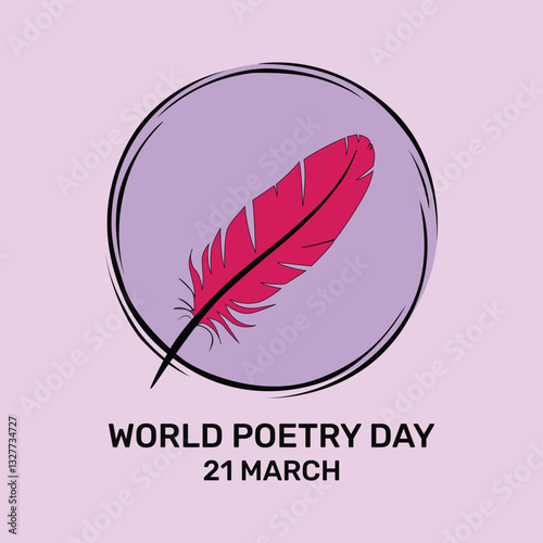 World Poetry Day Illustration