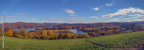 autumn landscape in the mountains