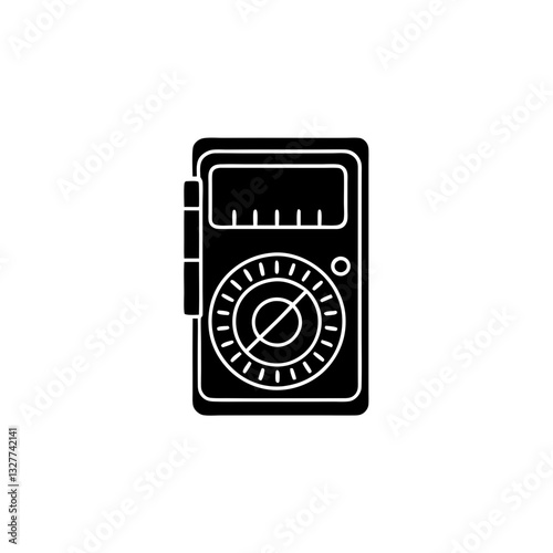 creative details multimeter icon vector illustration