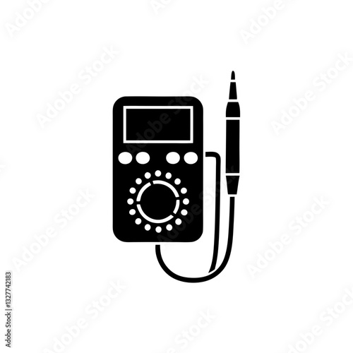 creative details multimeter icon vector illustration