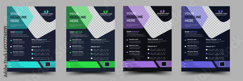 Corporate business flyer template design, brocher design,abstract , a4 with colorful business flyer, Cover Pgae.