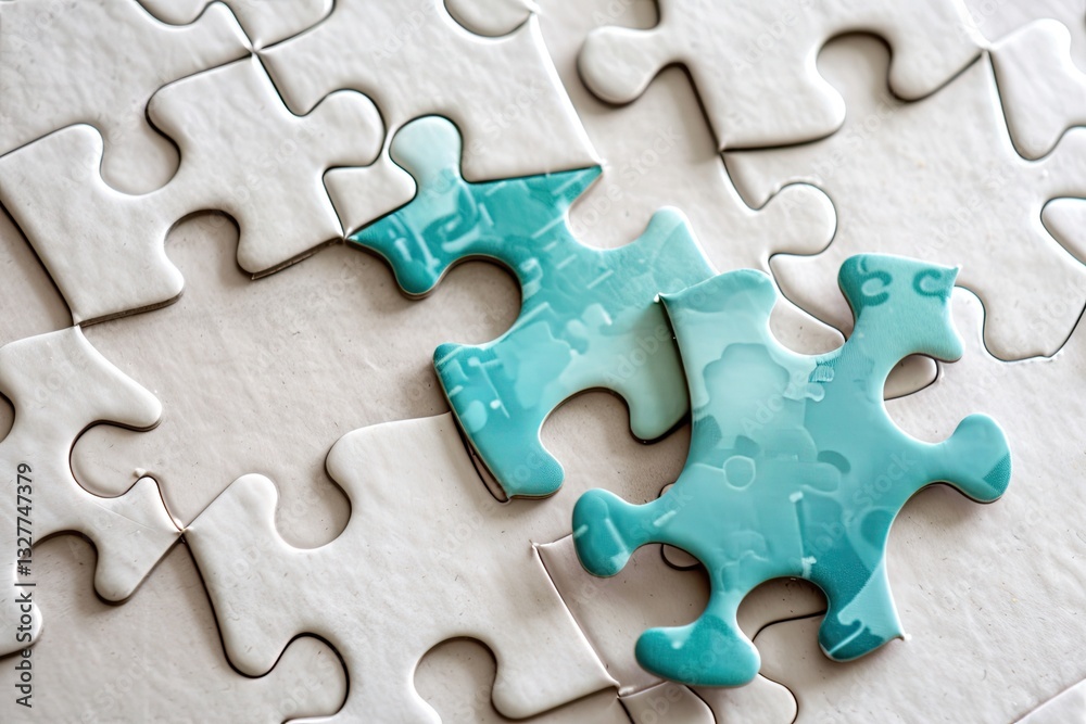 The missing puzzle piece, a metaphor for the final step toward business success The missing puzzle piece, a metaphor for the final step toward business success