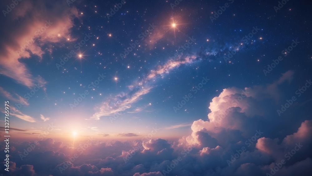 Fototapeta premium The sky at daybreak