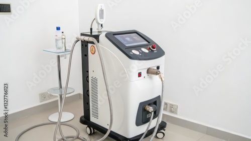 Medical Laser Machine on White Background