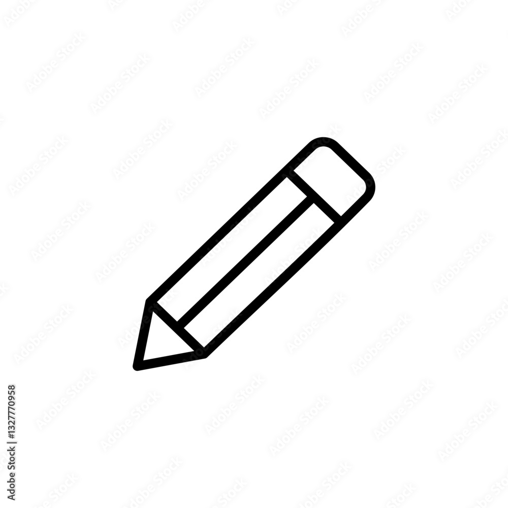 Pencil icon logo design. pen sign and symbol. edit icon vector Pencil icon logo design. pen sign and symbol. edit icon vector