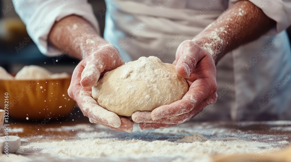 A home cook learning to knead dough for the first time, hands covered in flour --ar 16:9 --v 6.1 Job ID: ae2dea18-1498-4141-a4f1-93cbf4a43ac5 A home cook learning to knead dough for the first time, hands covered in flour --ar 16:9 --v 6.1 Job ID: ae2dea18-1498-4141-a4f1-93cbf4a43ac5