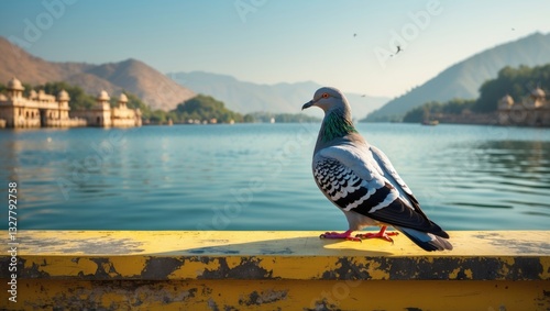 Lake Pichola situated in a city. Boating on the lake is the most favored activity to partake in. The City Palace and Palace appear magnificent from the center of the lake.