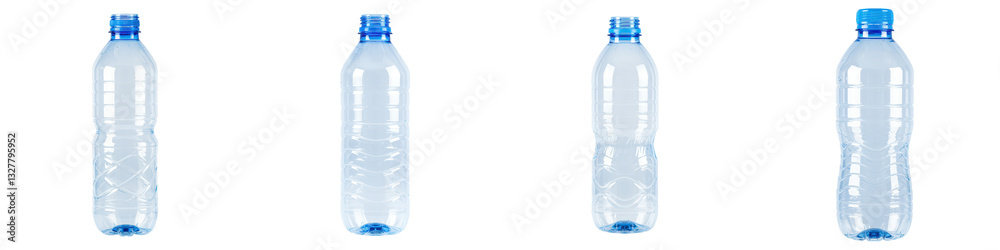 Fototapeta premium Set of Empty Plastic Water Bottle
