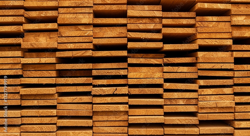 Stacked Lumber: A Warm, Textured Wood Pattern Stacked Lumber: A Warm, Textured Wood Pattern