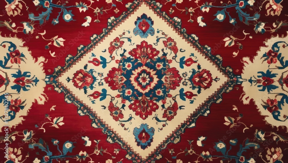 Part of Carpet Design, abstract pattern Part of Carpet Design, abstract pattern