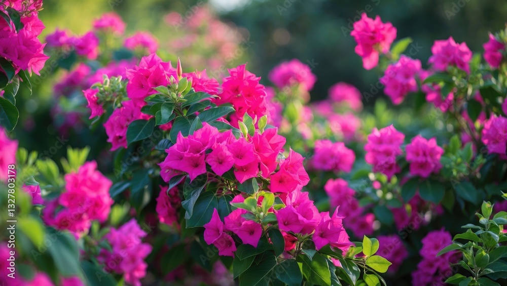 Bougainvillea flowers in full bloom. Truly stunning to witness in vibrant color. Bougainvillea flowers in full bloom. Truly stunning to witness in vibrant color.