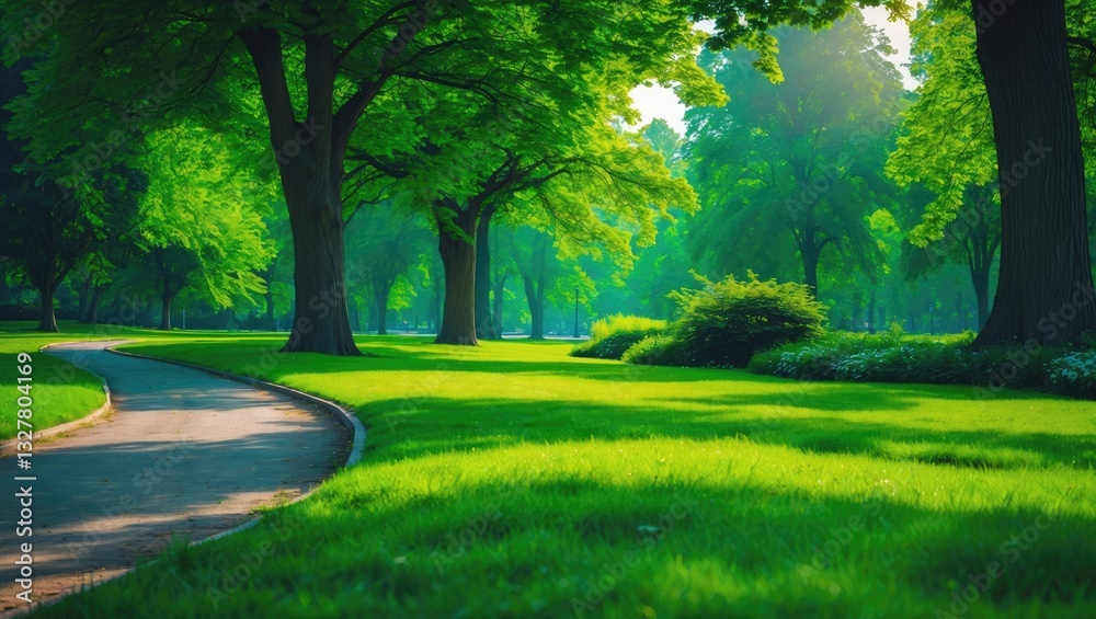 Obraz premium Park View Welcoming Nature