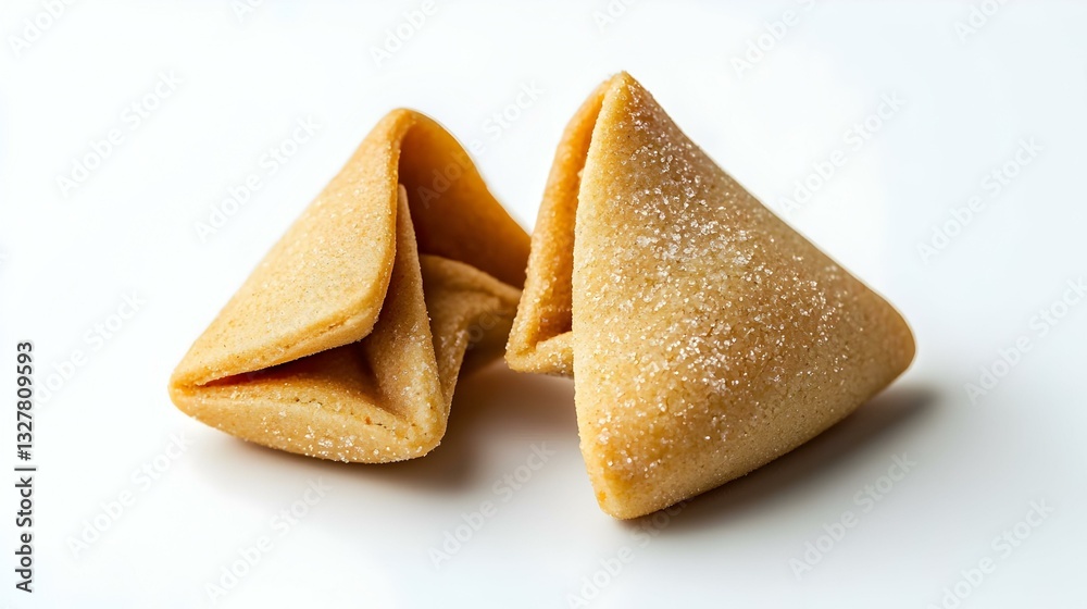 Fortune Cookies isolated on white background Fortune Cookies isolated on white background