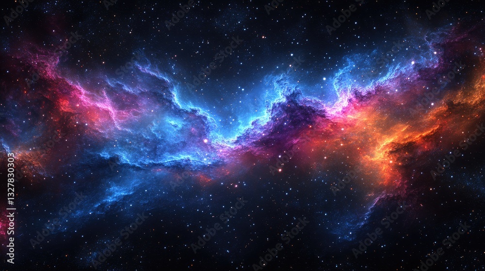 Fototapeta premium Cosmic Nebulae in Deep Space (3)
