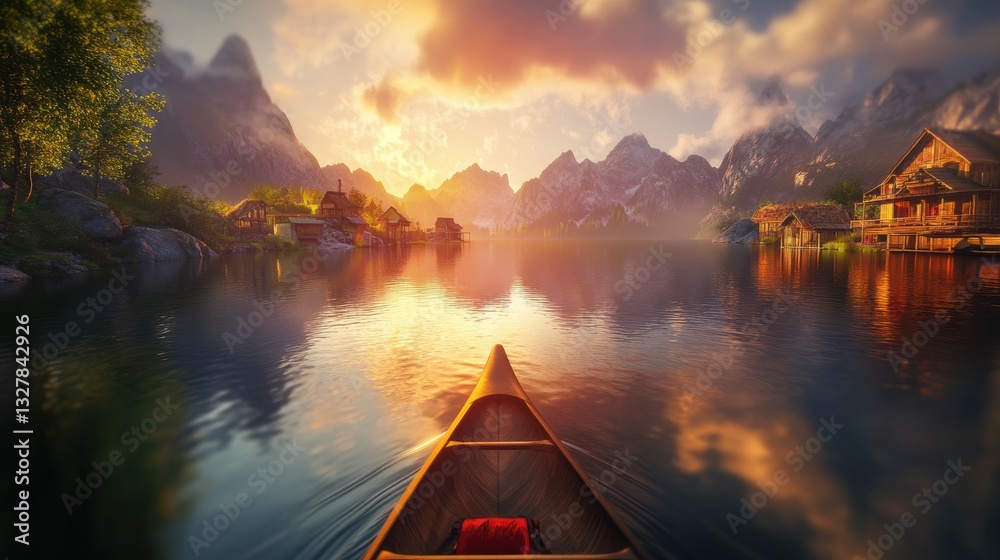 Serene Adventures Through Picturesque Mountain Lakes