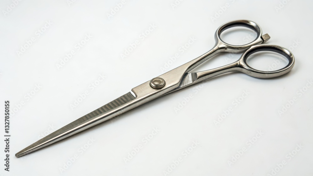 Hairdressing Scissors on White Background Hairdressing Scissors on White Background